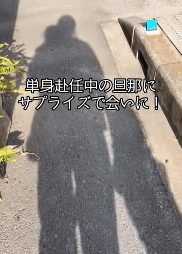 単身赴任中のパパさんのもとへ…（@zuuuki20210さんより提供）