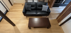 低くて使いにくいローテーブル→　DIYで工夫した結果…「すご～い」「素敵」