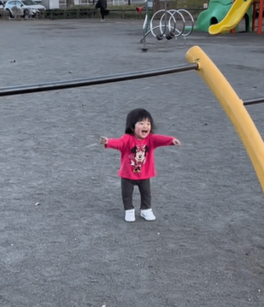 なぜか大喜び（@03140122haさんより提供）