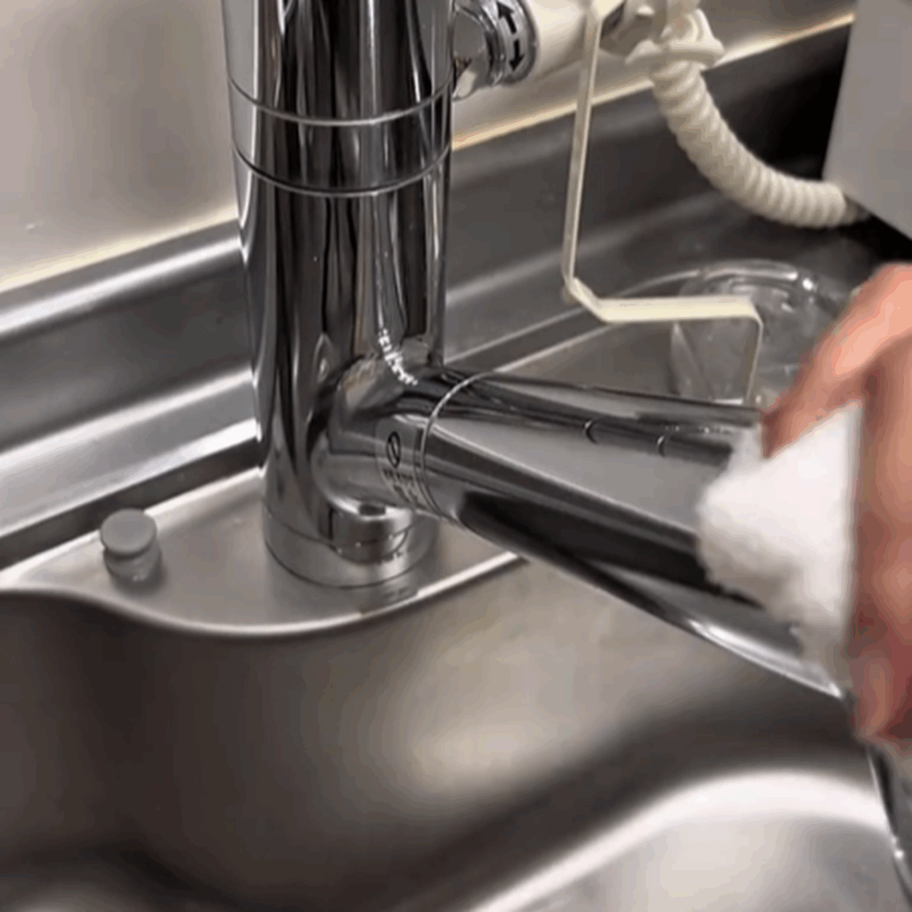 頑固な水垢もピッカピカ☆（＠chiicoco_kurashiさんより提供）