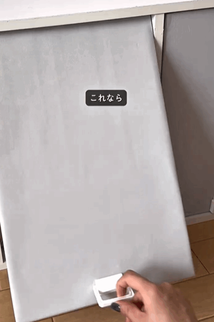 取っ手付きの扉が完成♪（＠emi_noieさんより提供）