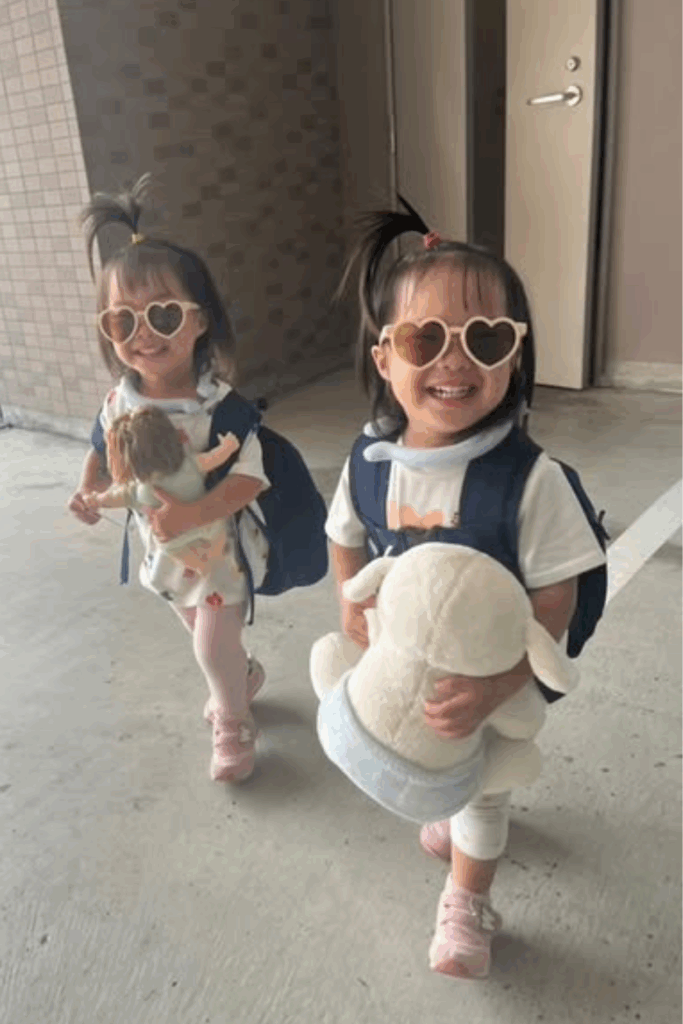 ゆずちゃんとみうちゃん（＠futago_mama.224さんより提供）