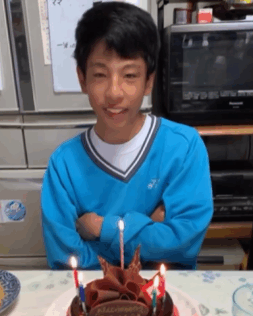 毎年、一緒に誕生日を祝い続けた（＠tetu.momさんより提供）