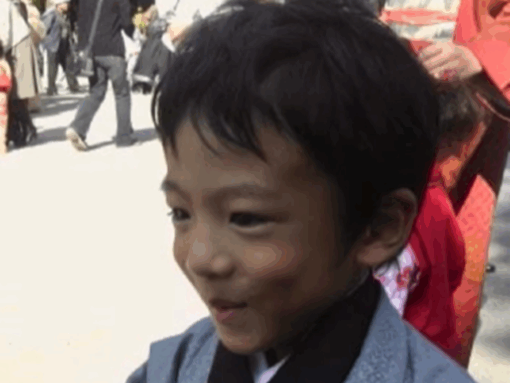 七五三の凛々しい姿（＠tetu.momさんより提供）