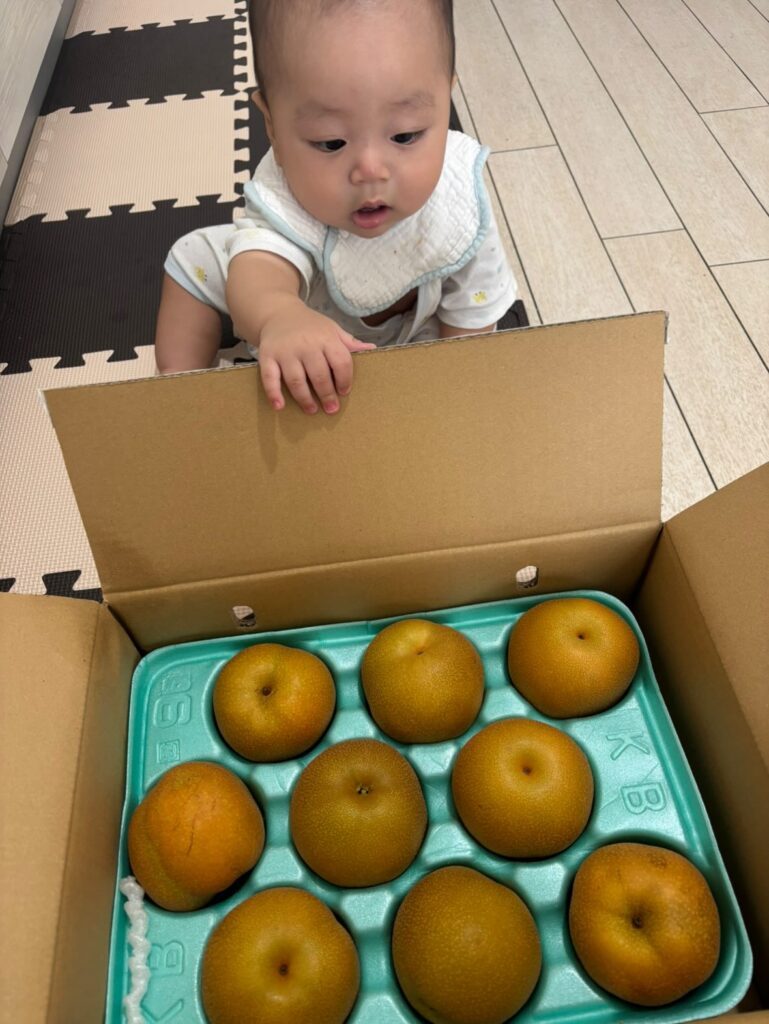 息子さんの様子②（＠aoto4070さんより提供）