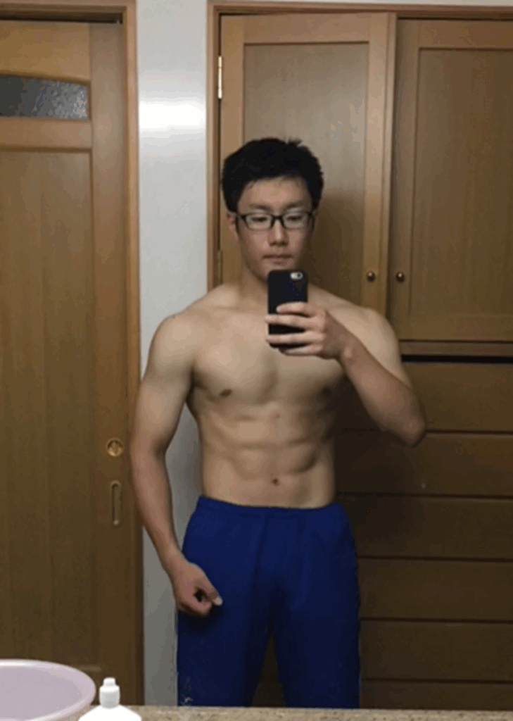 筋トレと出会ったころ（＠kei0526___fitさんより提供）