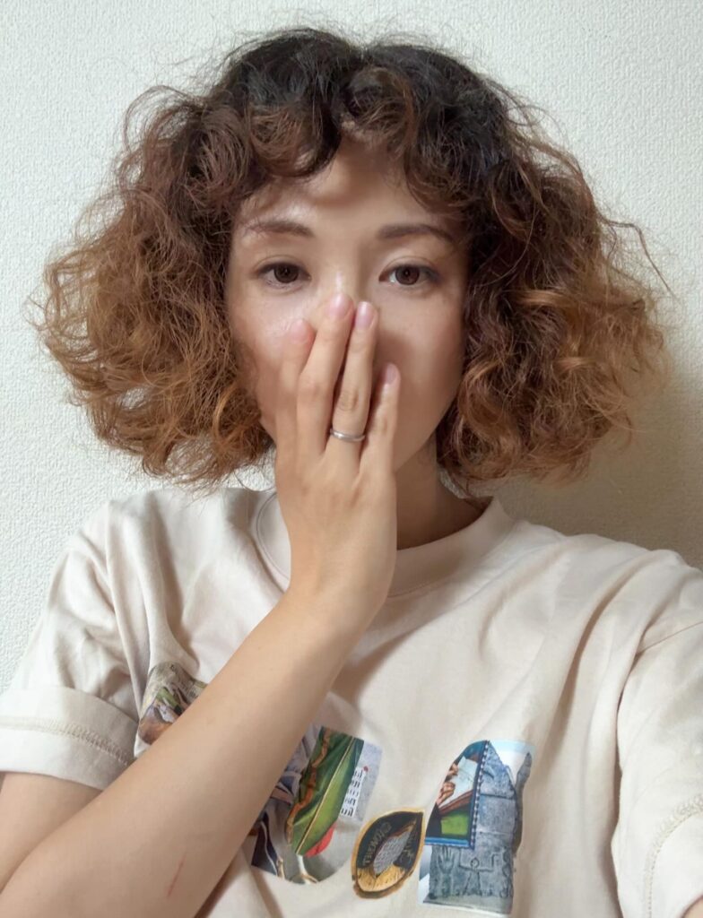 カーリーヘア①（＠curly_hacciさんより提供）