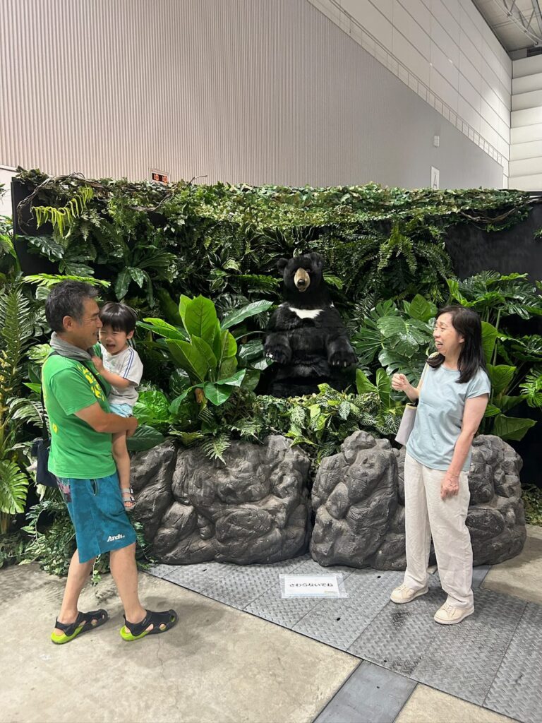 動物を怖がる息子さん（＠wakkunnnnnnさんより提供）