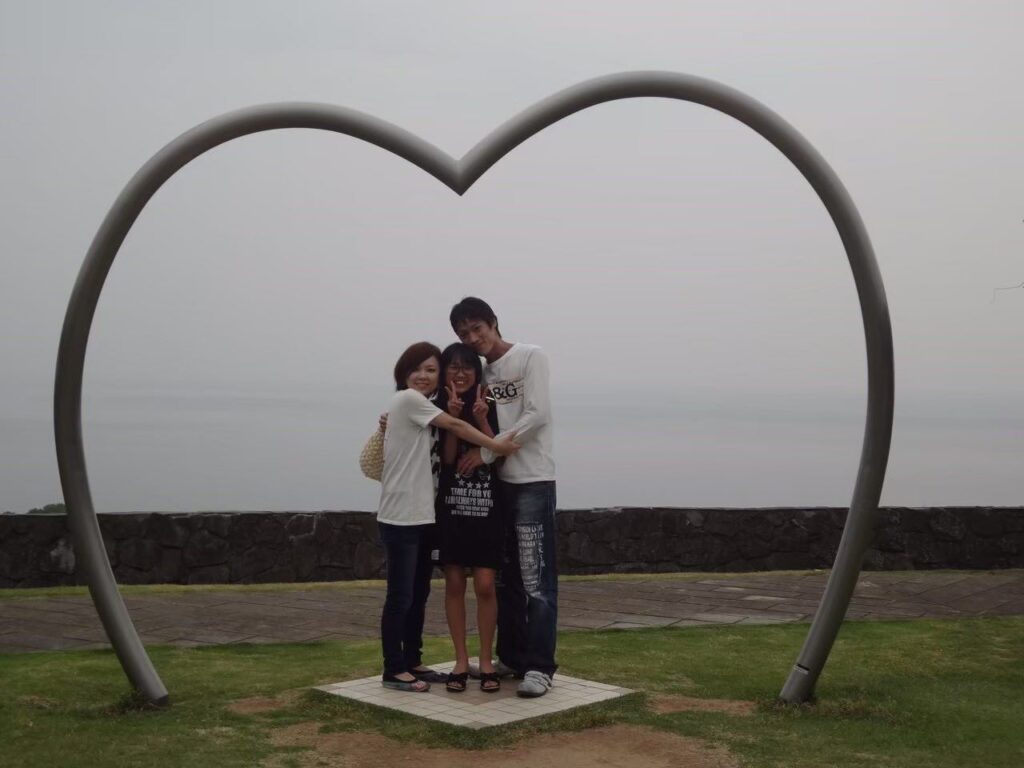 家族3人で（＠ichirou07161128さんより提供）