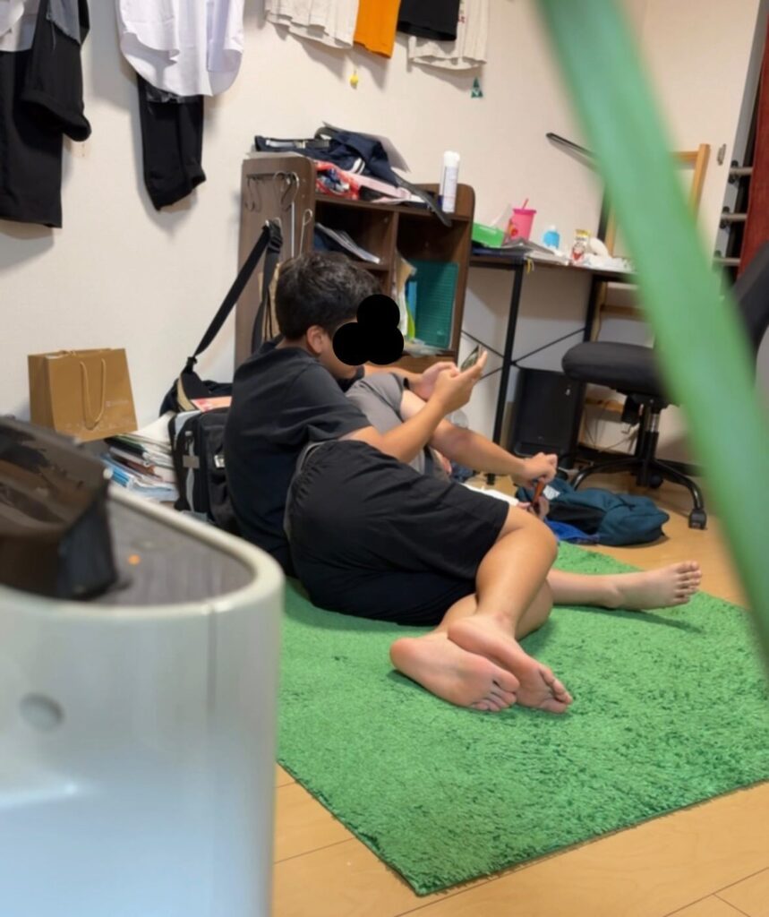 【実際の写真2枚】　母が見た光景