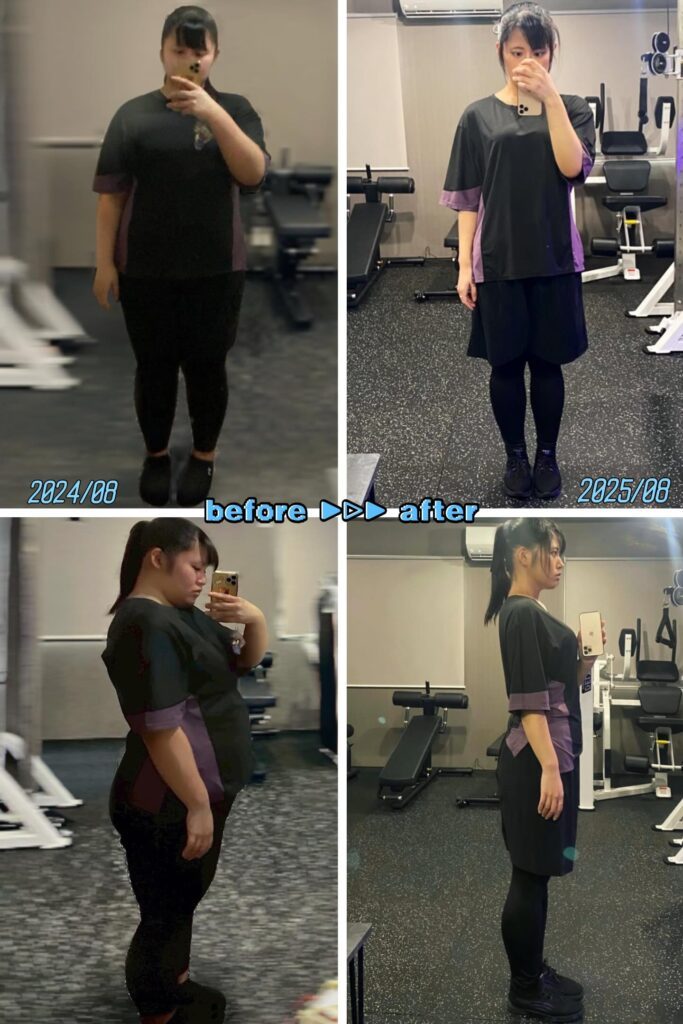 beforeafter（＠blue_214.x_xさんより提供）