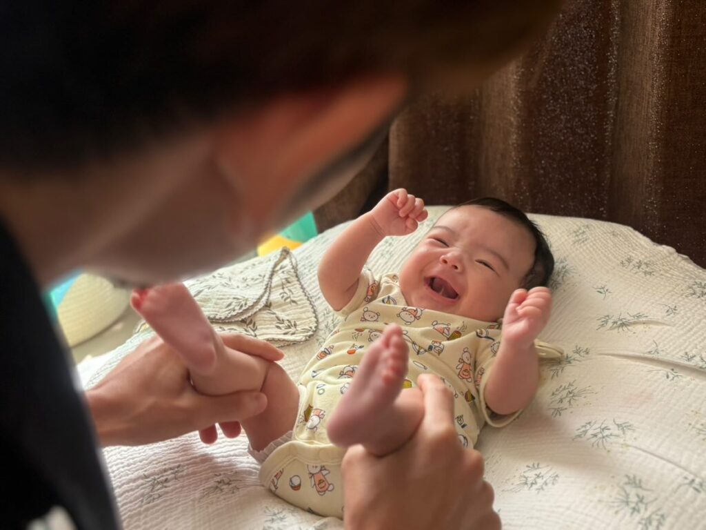 笑顔の娘さん（＠meimama_styleさんより提供）