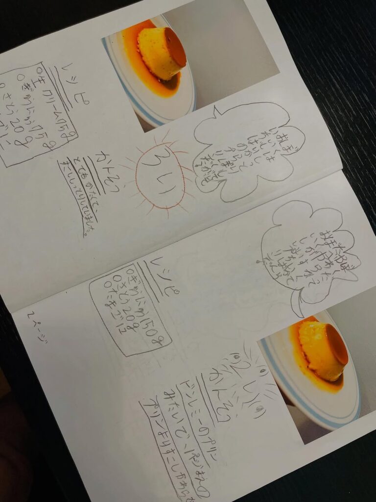 【実際の写真８枚】　自由研究の様子