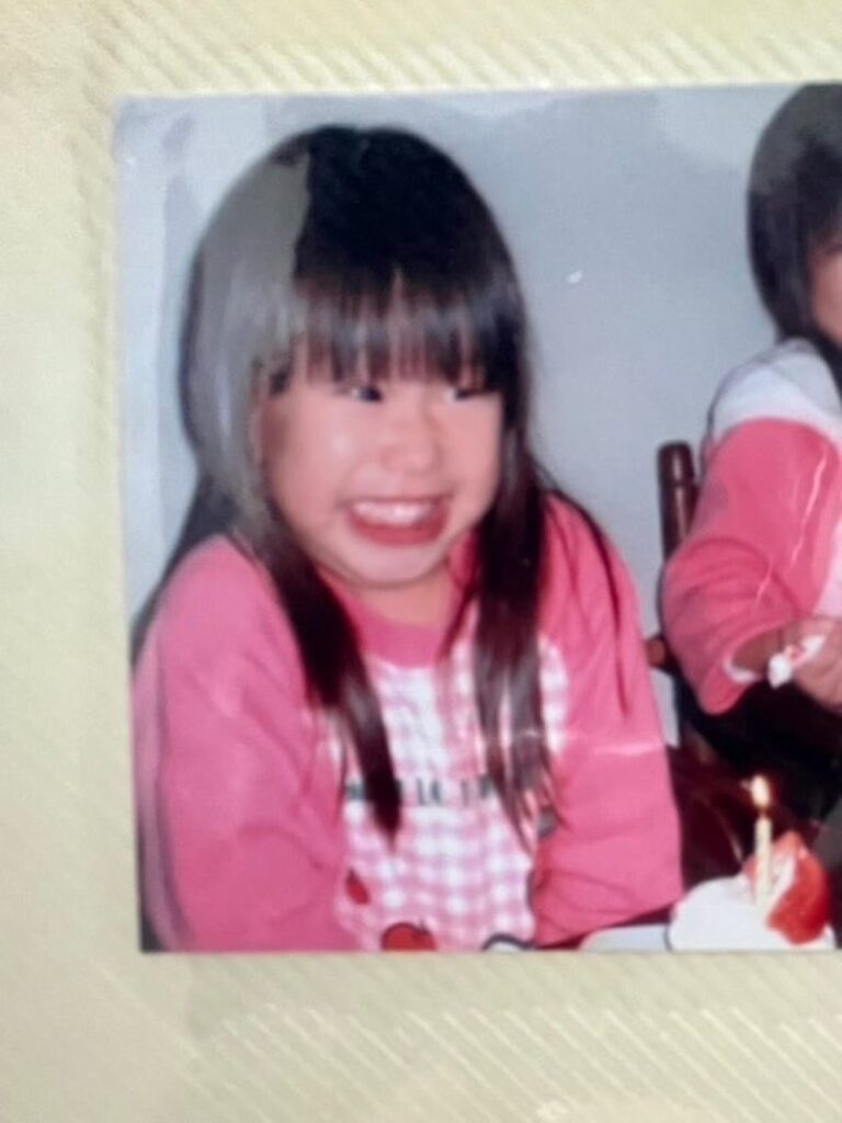 5歳の頃の様子①（＠bagel_pan_oさんより提供）