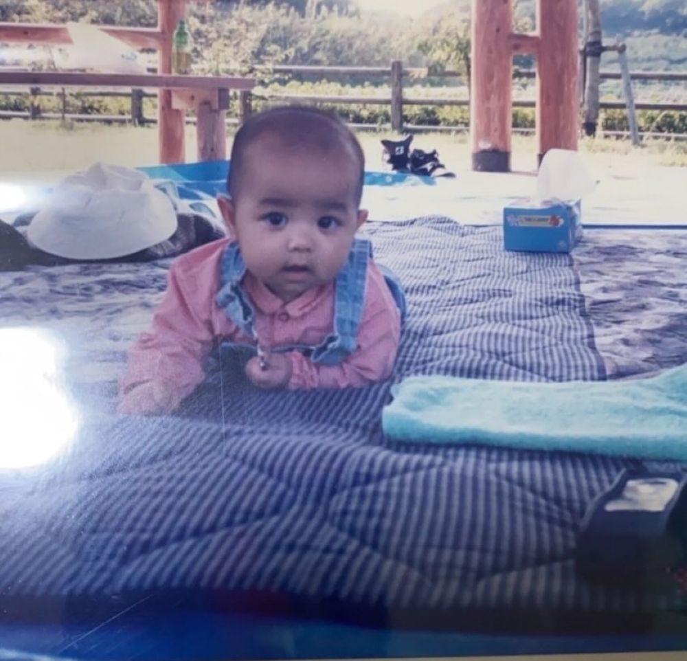 生後4ヶ月頃のママさん（＠abc03.31さんより提供）