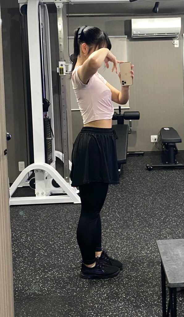 やせたときの様子（＠blue_214.x_xさんより提供）