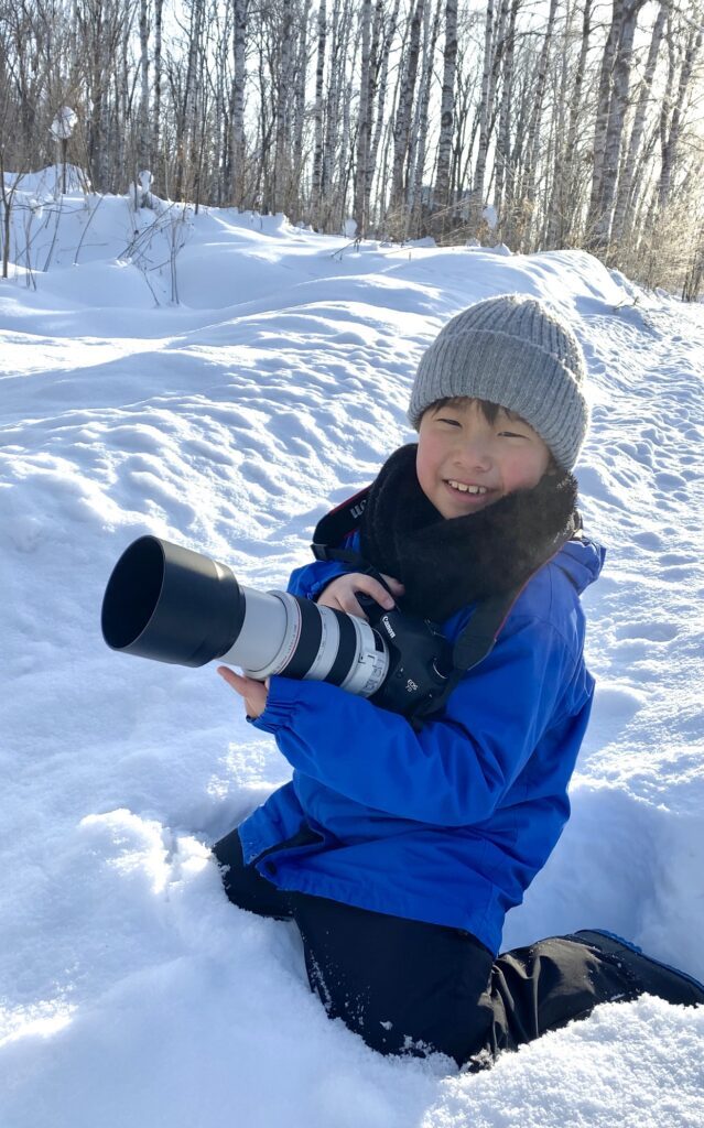 小学生カメラマンのアラタくん①（＠arata_photo1121さんより提供）