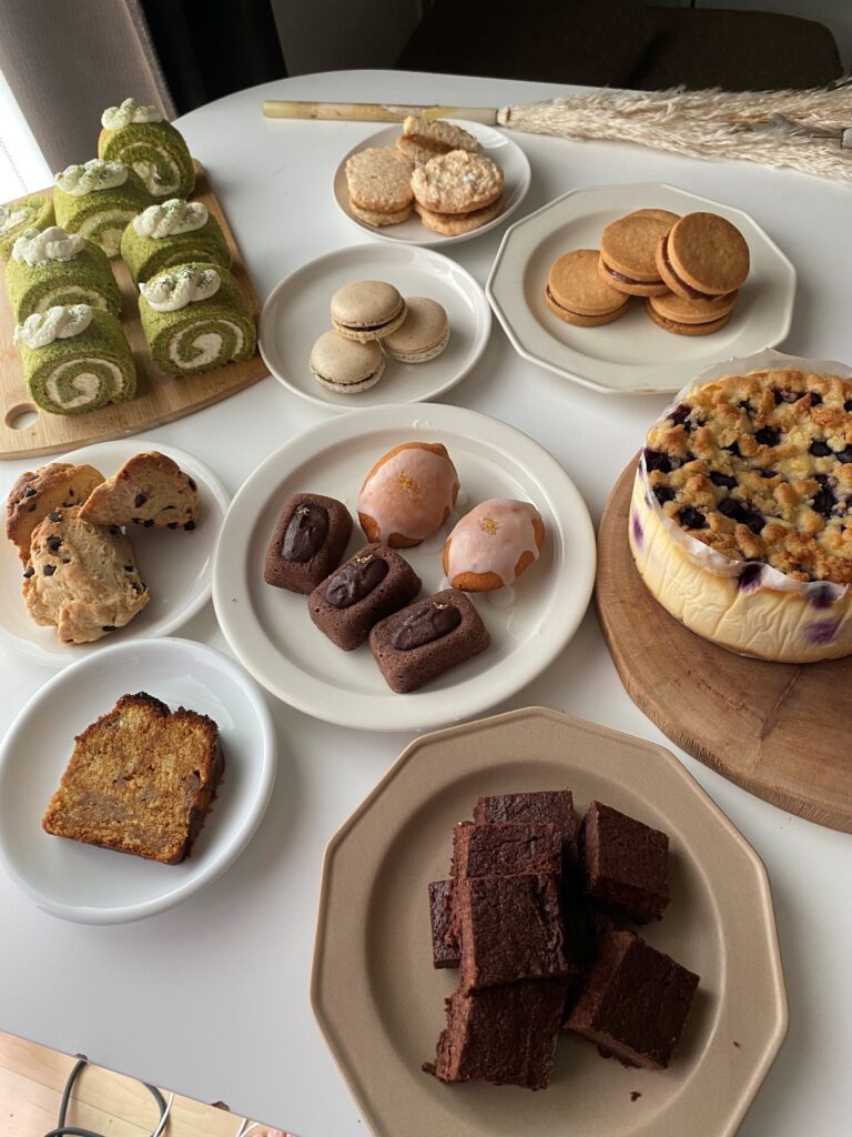 ＠megucafeさん作のスイーツ（＠megucafeさんより提供）