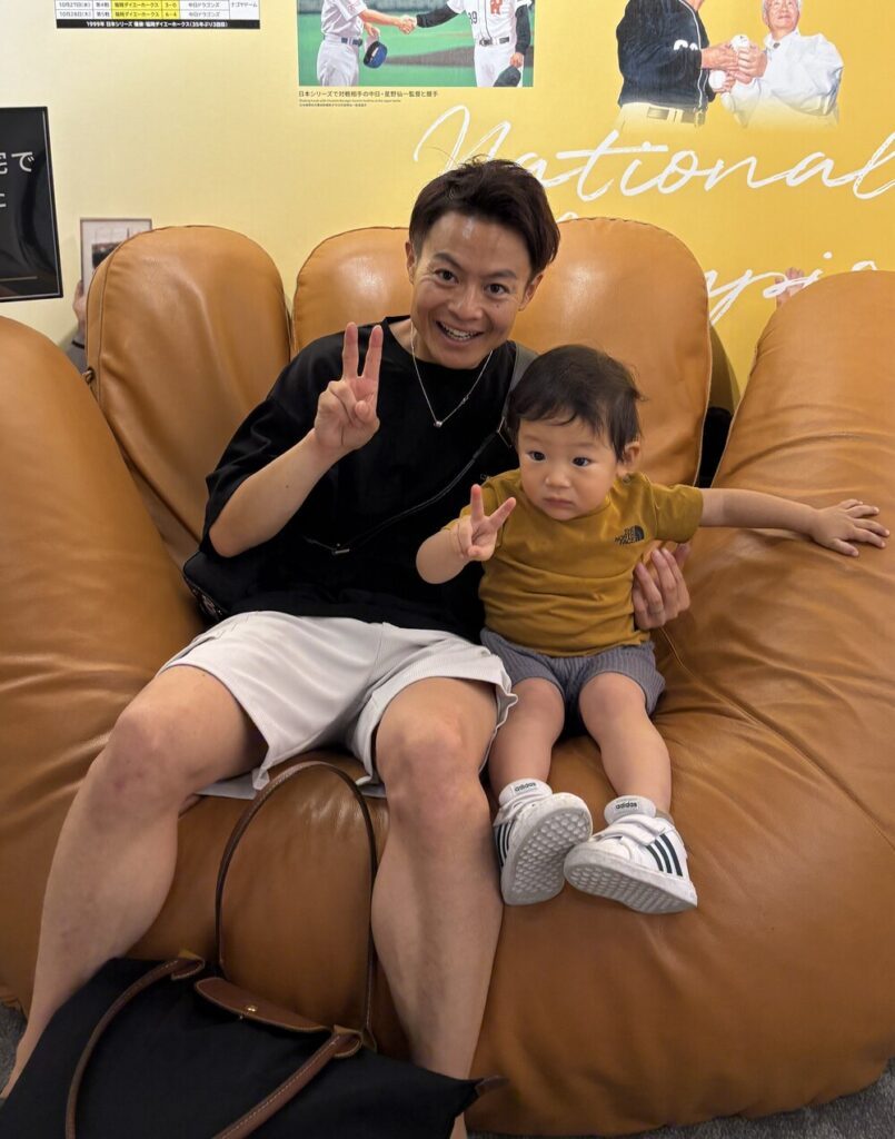パパさんと息子さん（@rento_1021さんより提供）