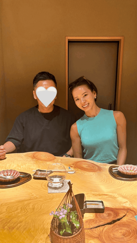 知人の紹介で知り合った2人（＠miwagram_5さんより提供）