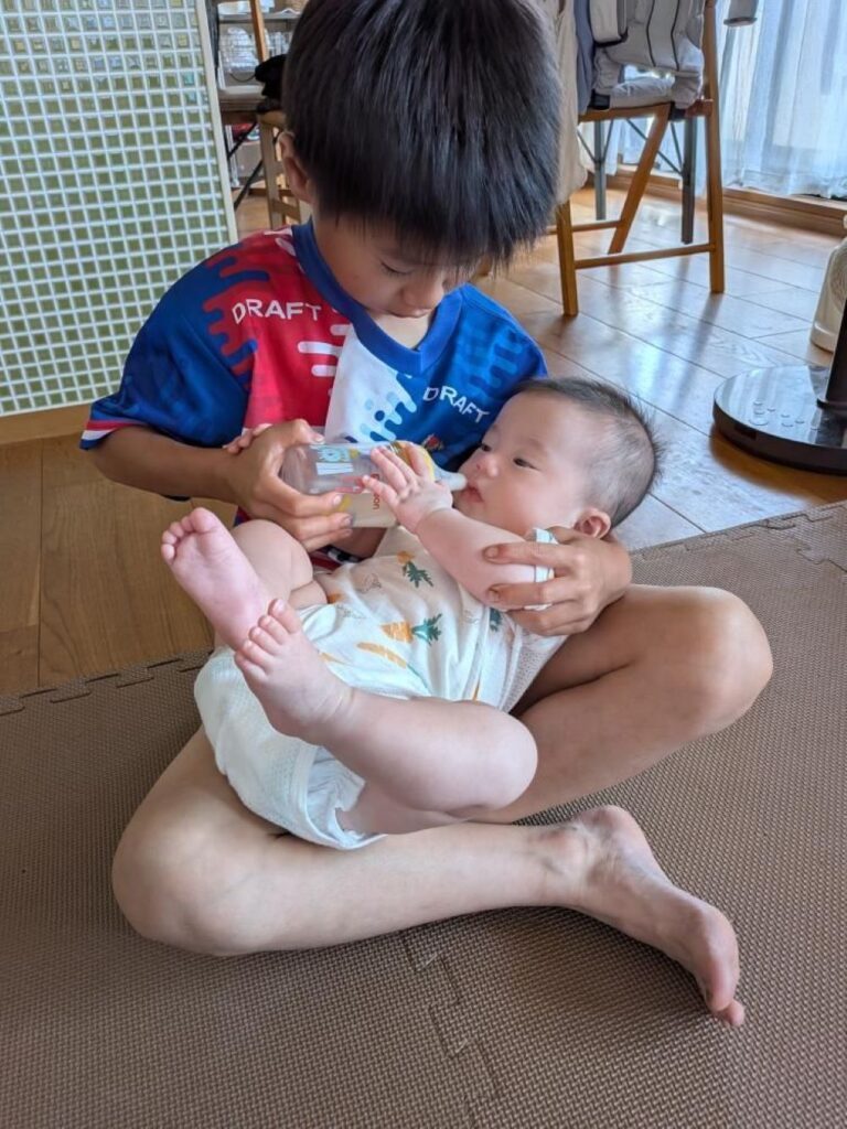 息子さんと娘さん①（＠fuu_uffさんより提供）