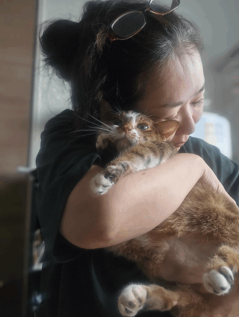 ＠shie.etoさんと愛ちゃん（＠shie.etoさんより提供）