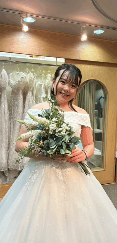 試着日のHarukaさん②（＠harukaaaaaakkkさんより提供）