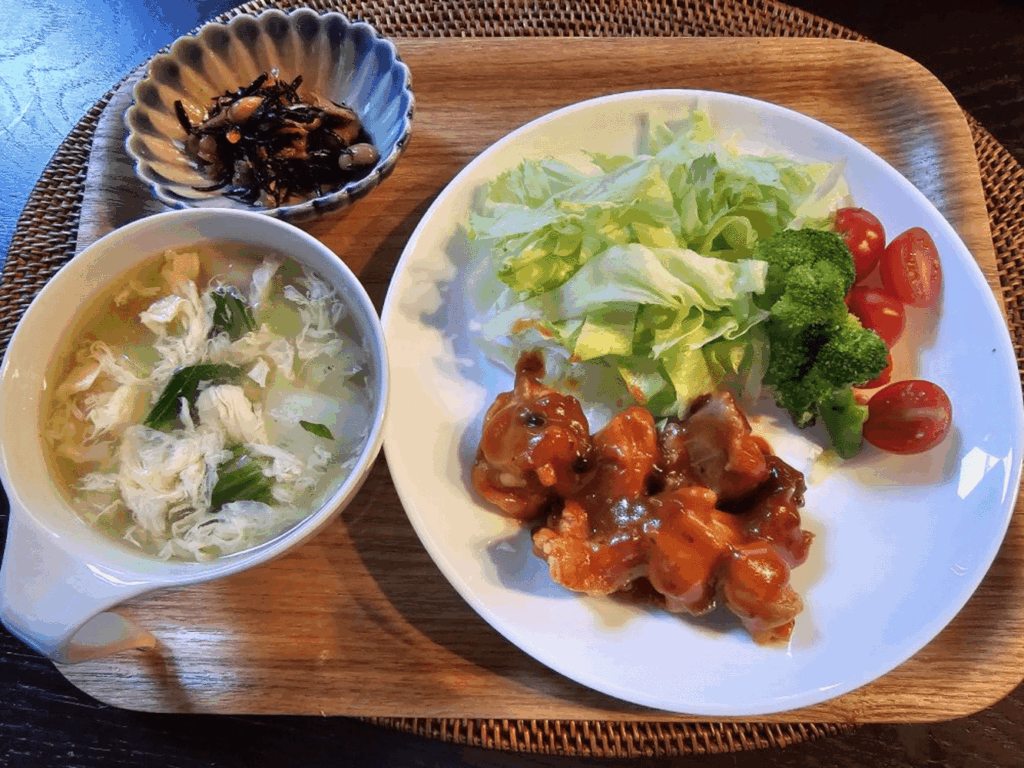 ある日の晩ご飯①（@alfonso_yukariさんより提供）