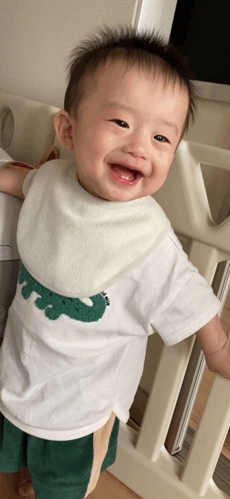 まぶしい笑顔（@_cota.boy.2024_さんより提供）