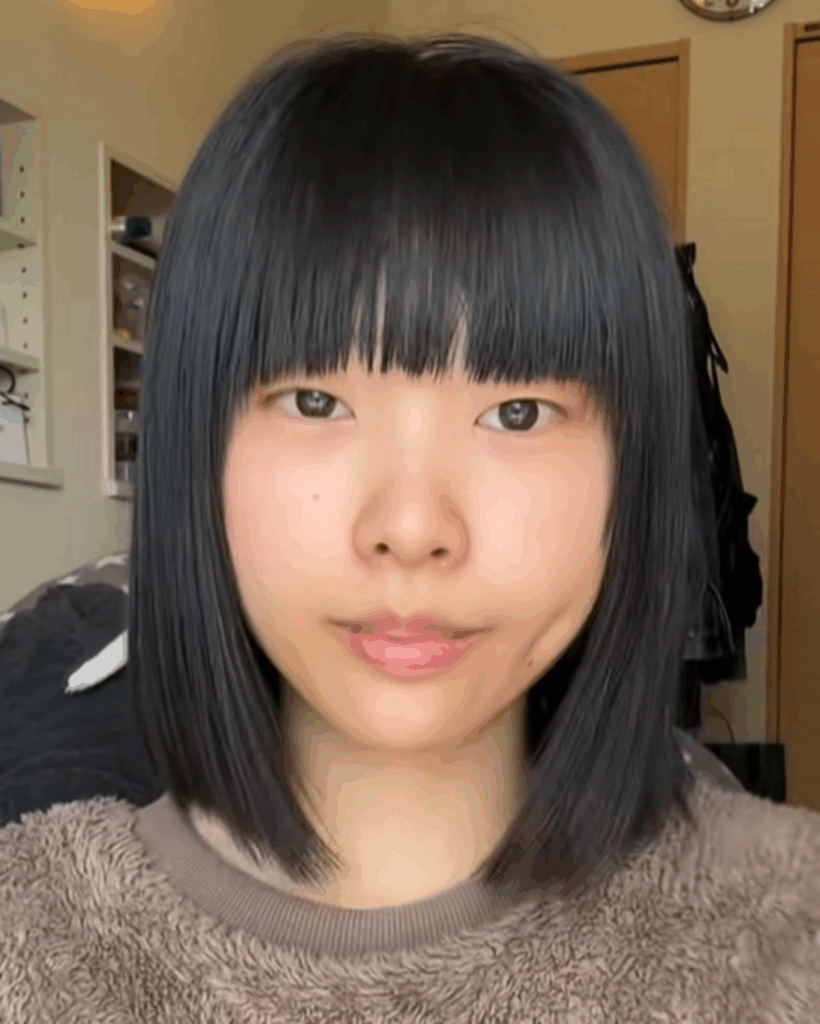 スッピンもかわいい（@sabon246さんより提供）