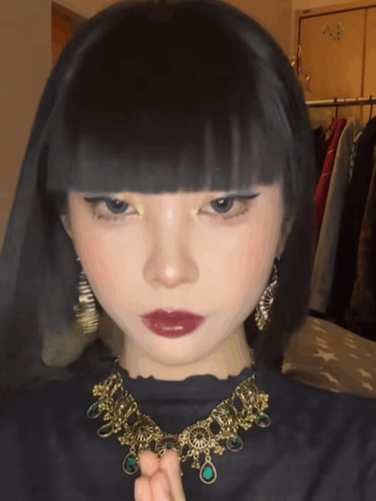 クレオパトラ風に仕上がりました（@sabon246さんより提供）