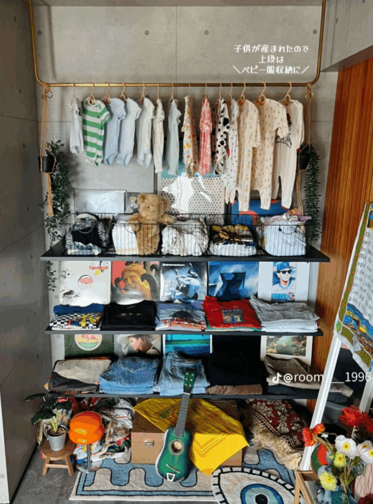 見せる収納へ（@mnaaaxx96さんより提供）