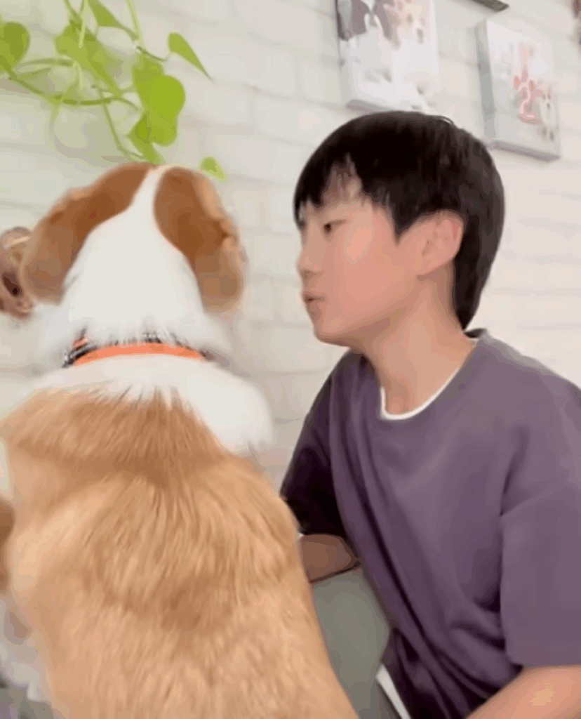 やきもちをやくナッツちゃん（@cocofamilyさんより提供）