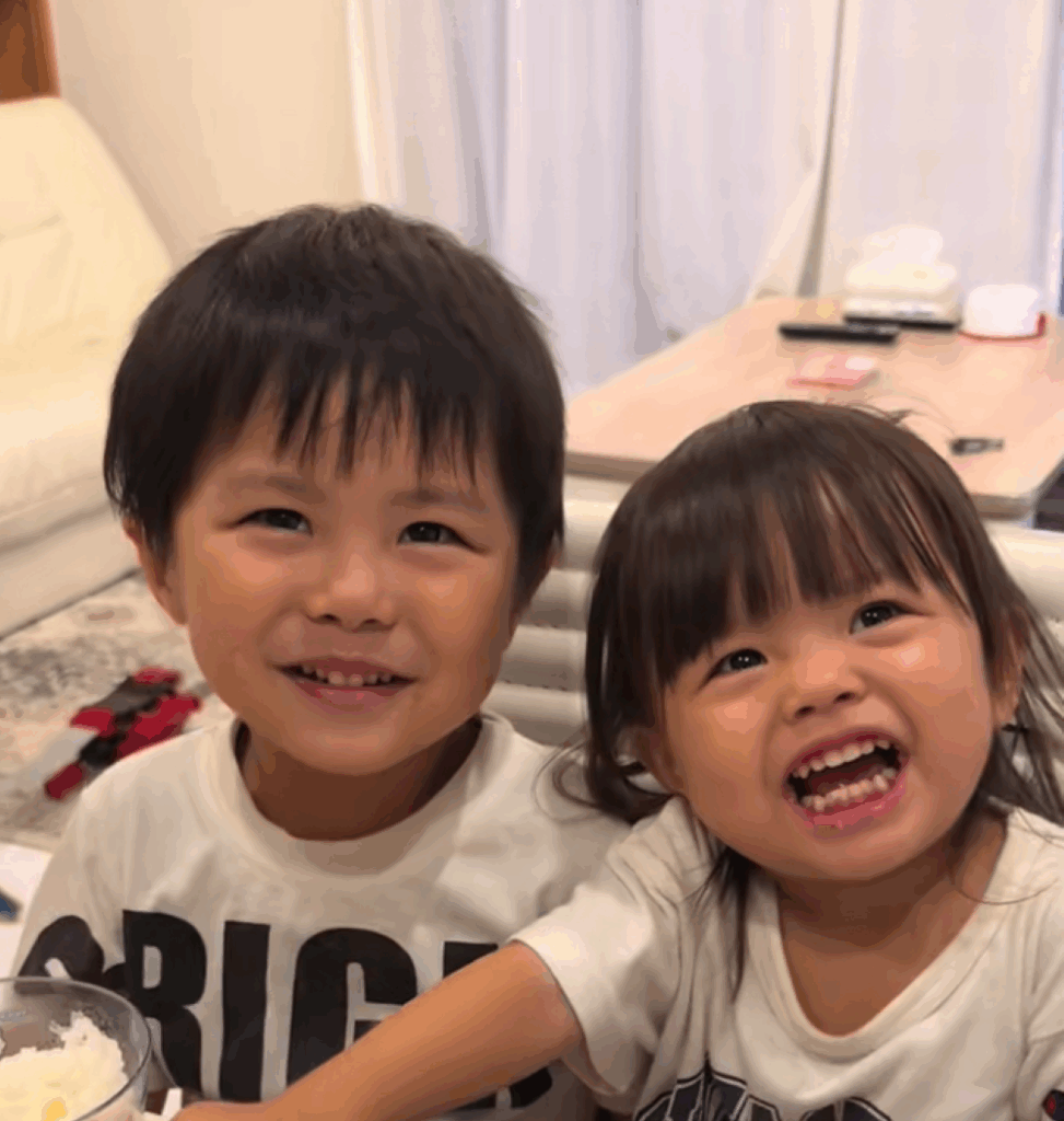 仲良しな2人（＠minchu0722さんより提供）