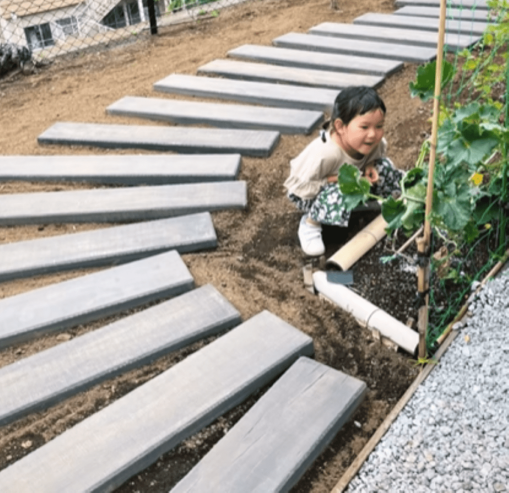 リノベーション中の庭②（＠mare.202411さんより提供）