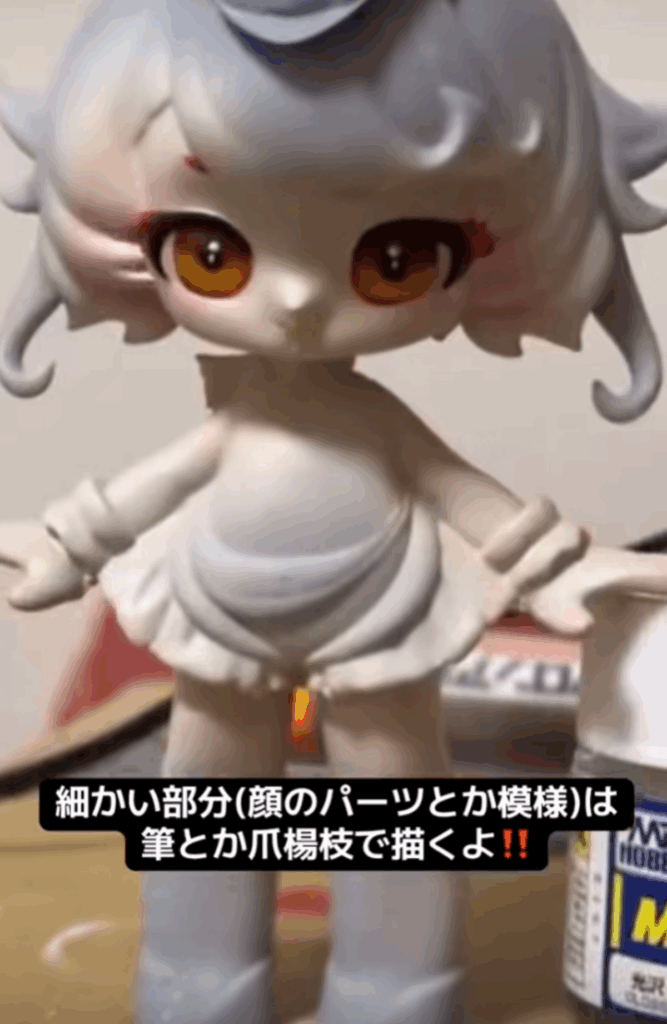 塗装ももちろん自身で行います（@koook1lさんより提供）