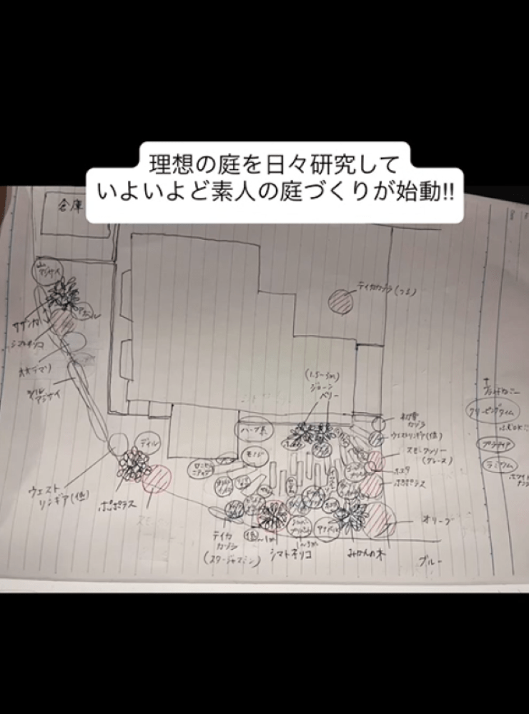 実際に書いていたもの（＠mare.202411さんより提供）