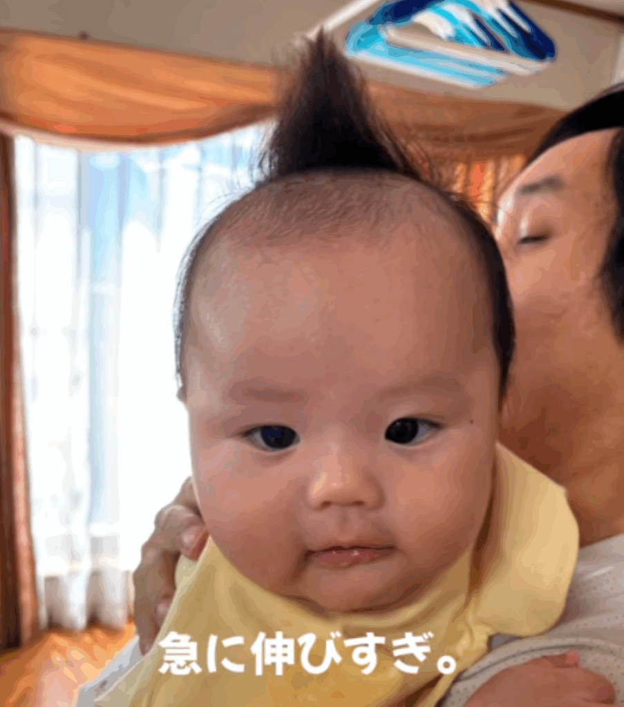 息子さん⑤（＠tanpopo22さんより提供）