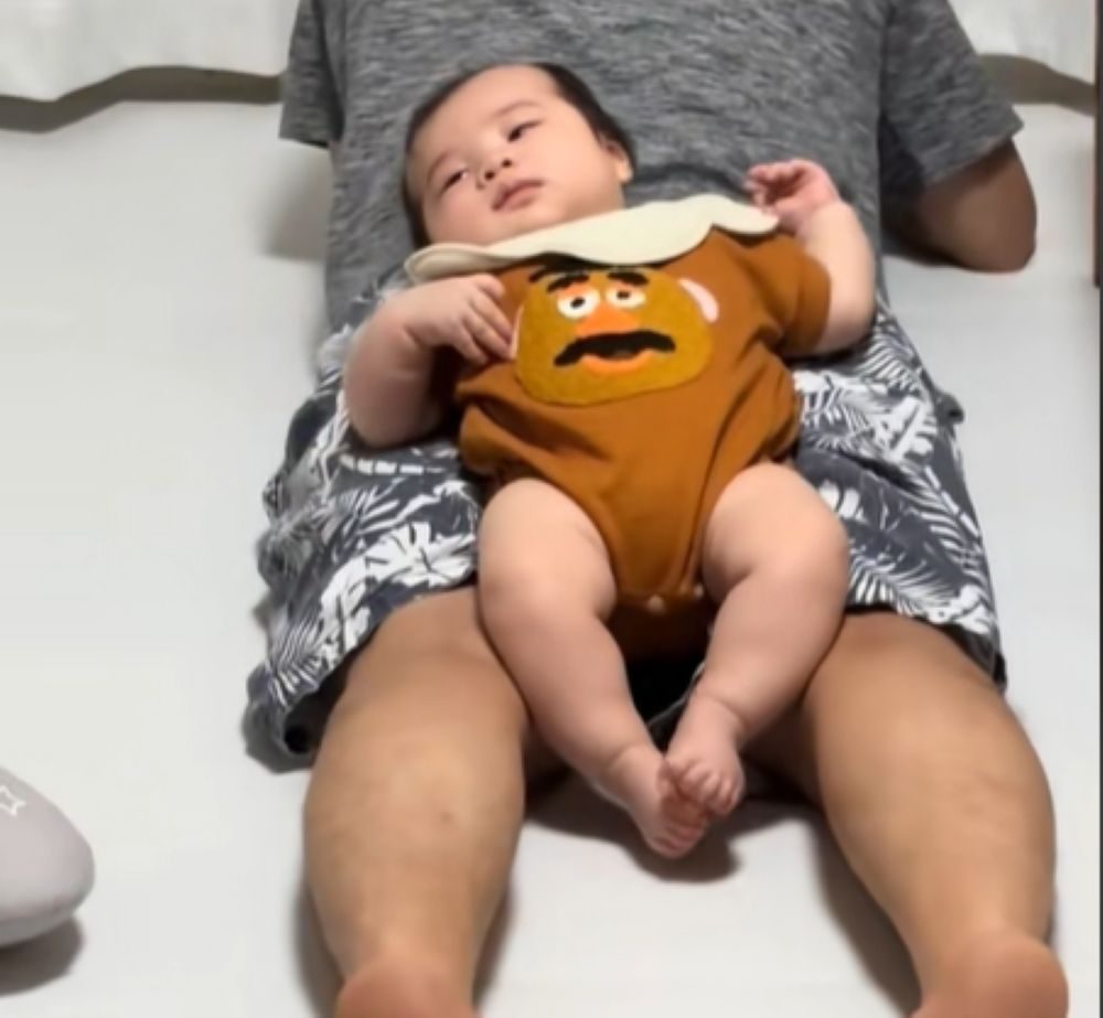 リラックスした様子（＠rai.habaさんより提供）