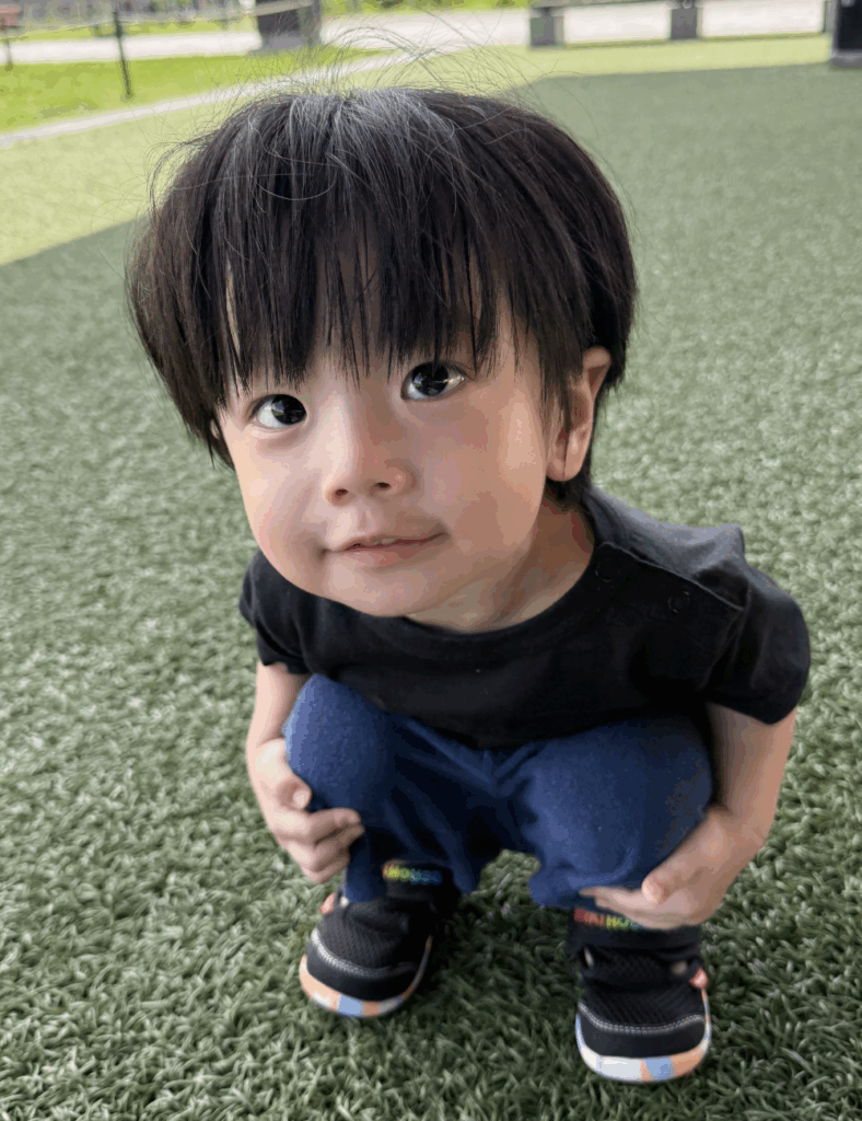 現在の息子さん（＠bo_bo_babyさんより提供）