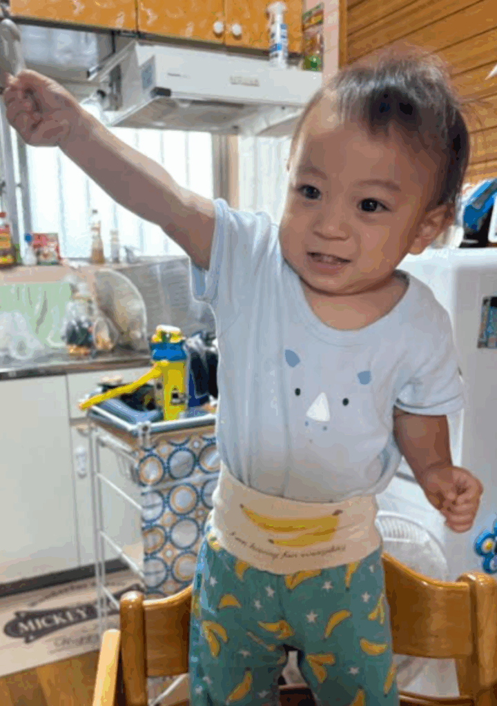 現在の息子さん（@yasuchikkatokさんより提供）