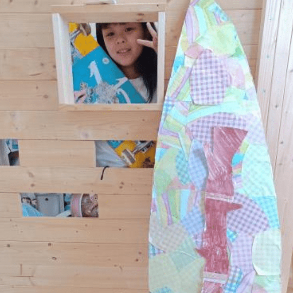 娘さん作のビックスケボーデッキ（@yumeno.hanasiさんより提供）