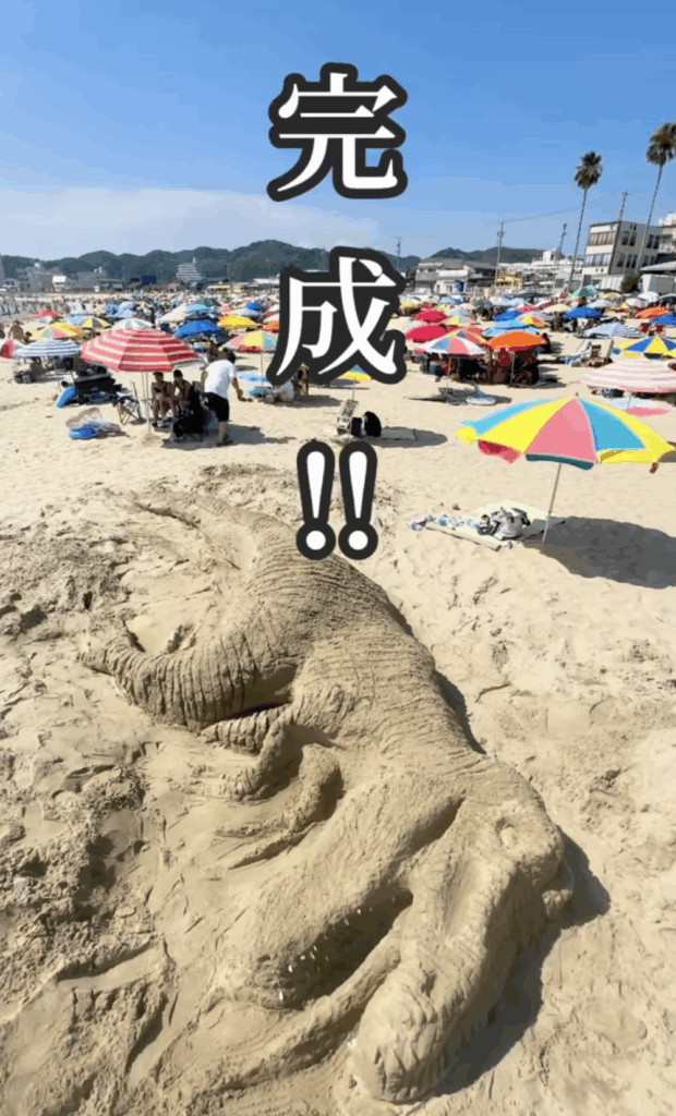 すごい迫力！（@yoshida_bachiyubiさんより提供）