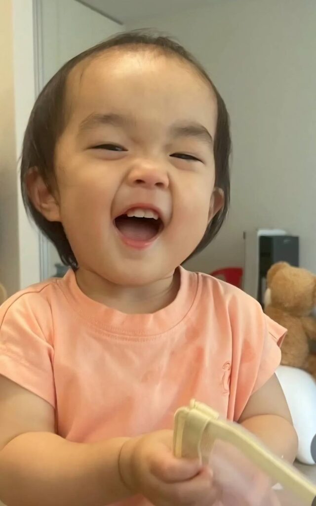 現在の娘さん（＠nonmamagram_27さんより提供）