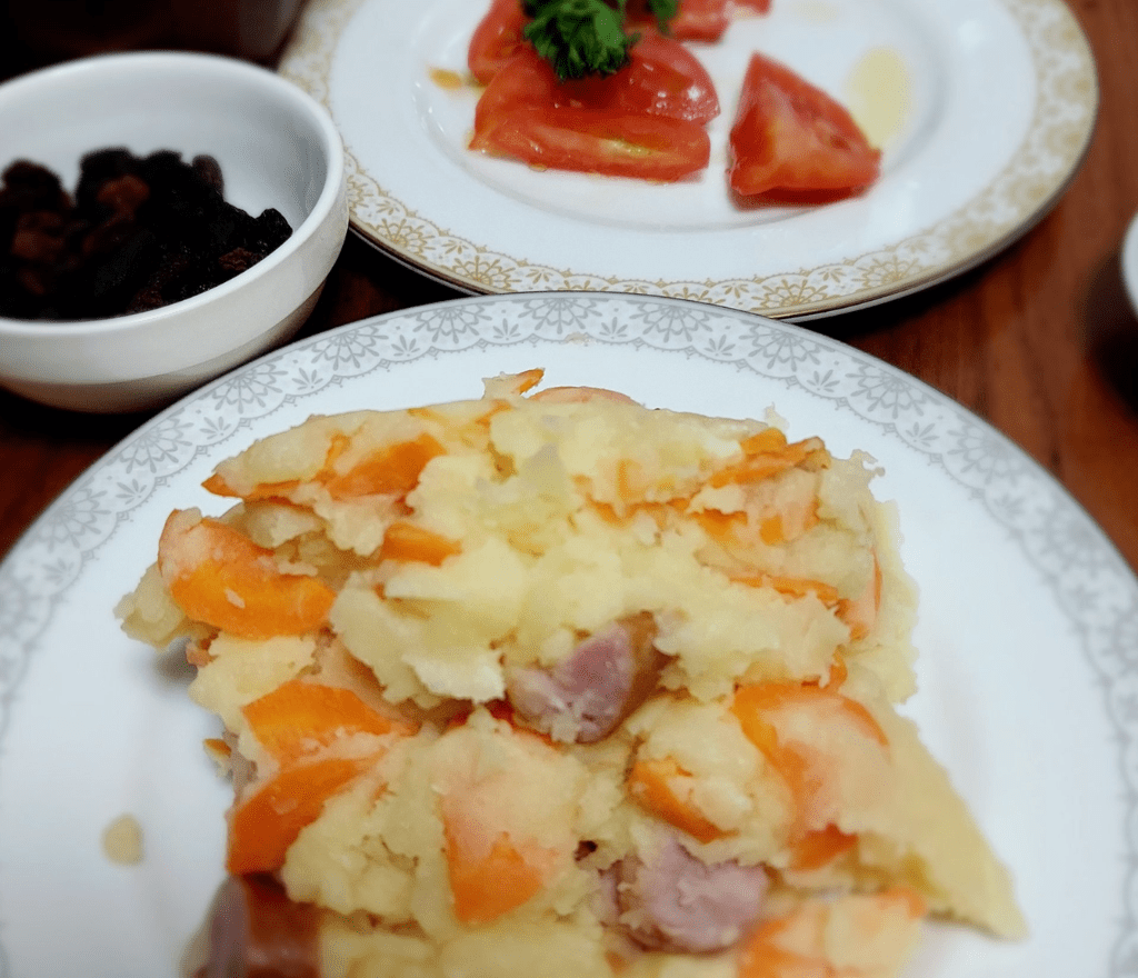 息子さんが作ったポテトサラダ（@hGGvJf2U2mZ6Cn6さん提供）