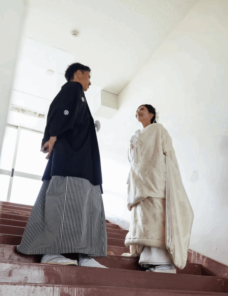 告白してもらった階段（＠kiyoishi_chinatsuさんより提供）