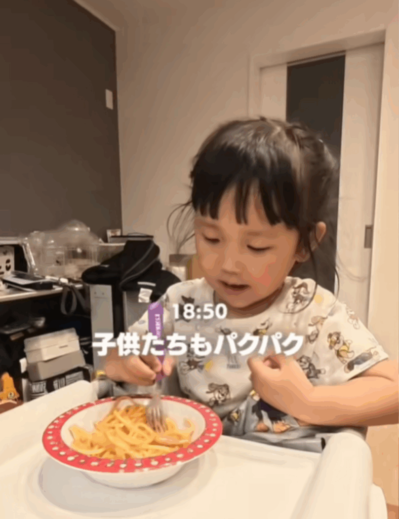 子どもたちもパクパクおいしそうに食べます（@yoshida.houseさんより提供）