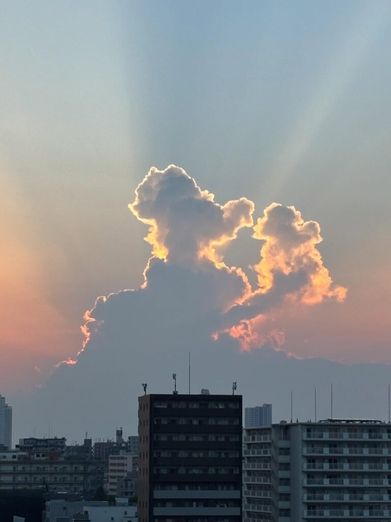 ベランダから撮った空の写真③（＠yukibuu0093さんより提供）