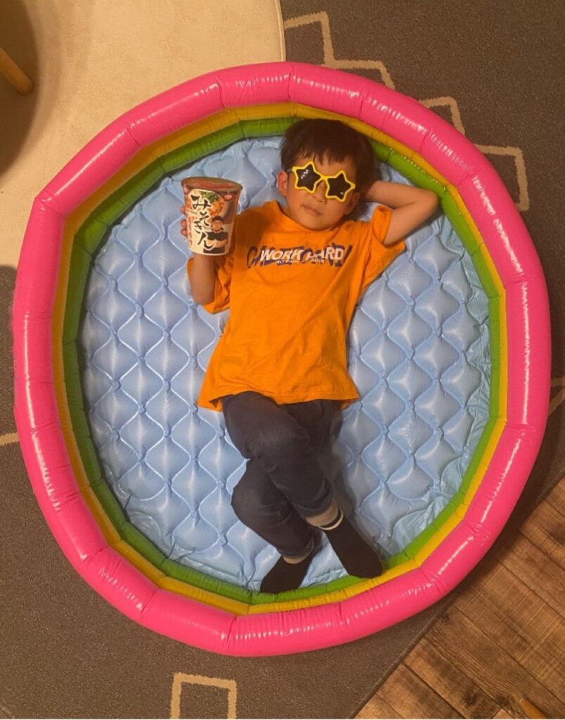 普段の甥っ子さんの様子②（＠iwata_styleさんより提供）