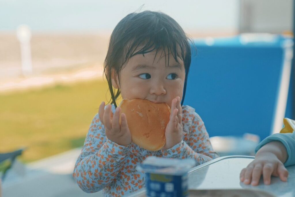 普段の娘さんの様子①（@tsuki_koyo_kidsさんより提供）